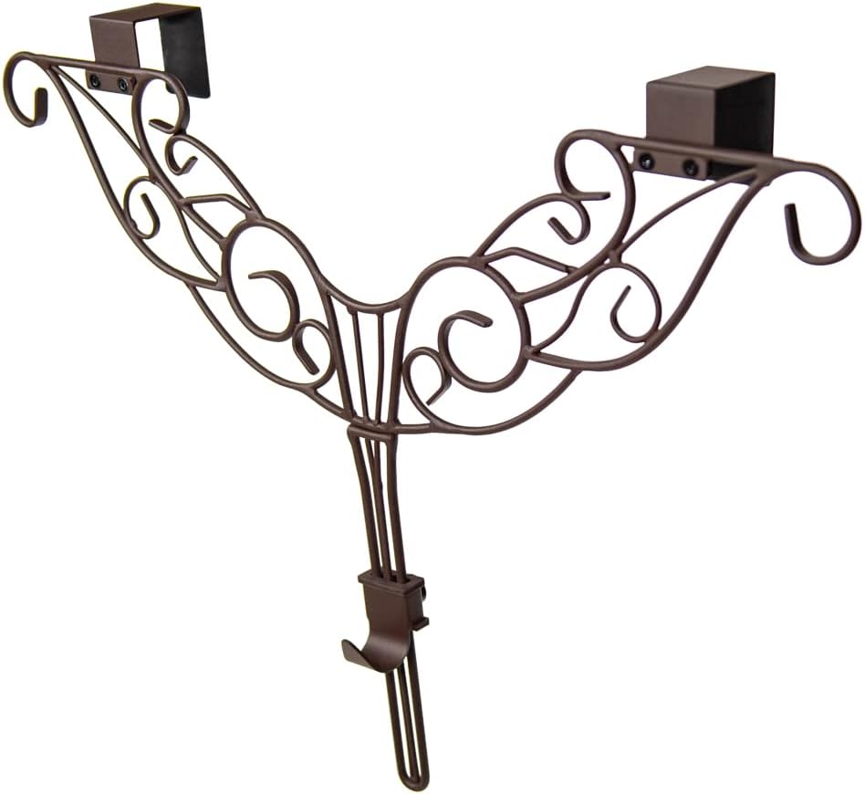 Front Door Wreath Hanger - Antler Design Brown