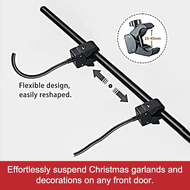 Adjustable Garland Hanger for Front Door