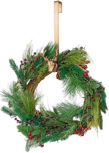 Red Co 14 Inch Bronze Reindeer Wreath Hanger