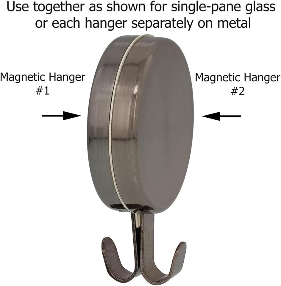 Haute Decor Attract Magnetic Wreath Hanger - Set of 2