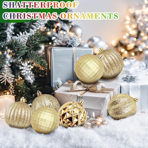 24pcs Shatterproof Christmas Balls Decor Set