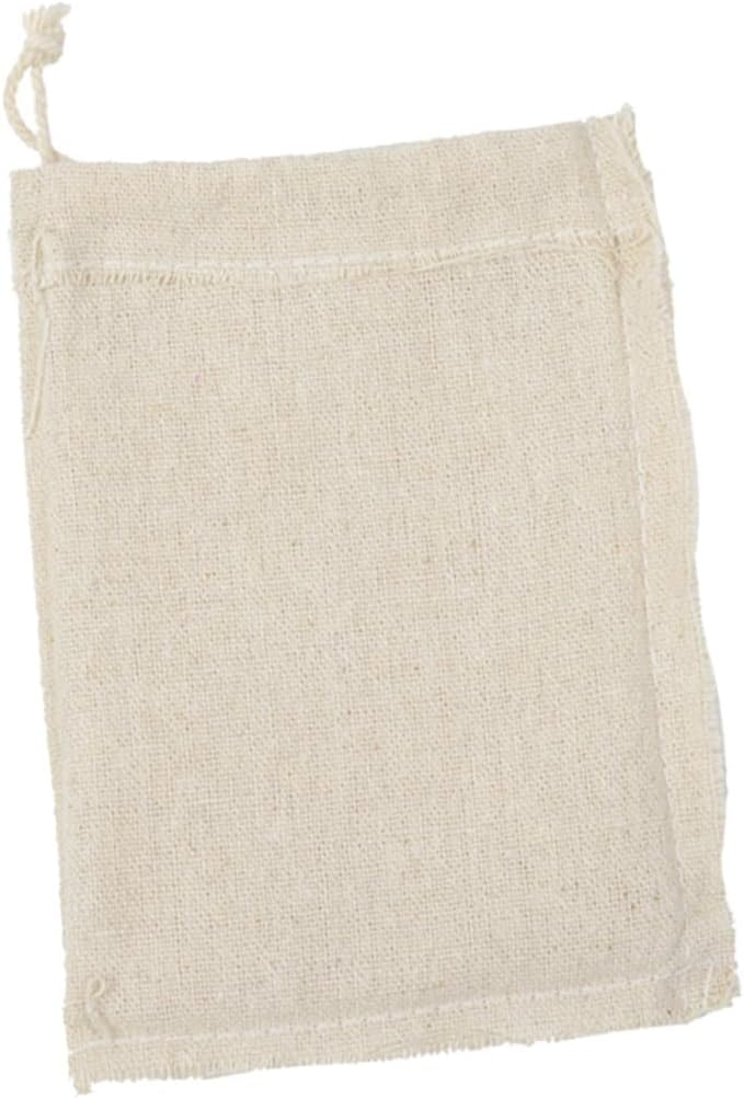 SOIMISS 4 Pack Cotton Tea Storage Bags Travel Toiletry Sachets