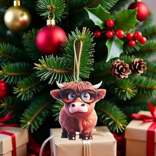 Galyacht Cartoon Cow Hanging Ornament