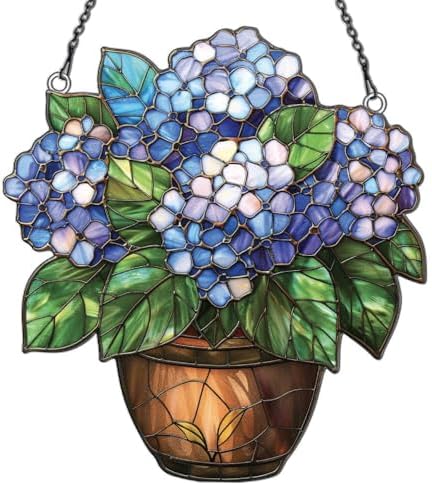 Widoteo Hydrangea Flower Hanging Ornament