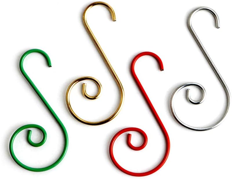 KESYOO 100 Pcs S Shaped Christmas Tree Hooks