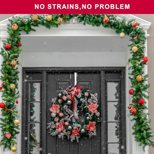 4 Pack Solid Wreath Hangers for Front Door