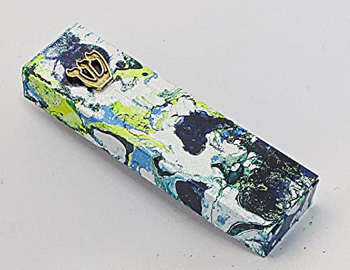 Marbled Mezuzah Case A145 1