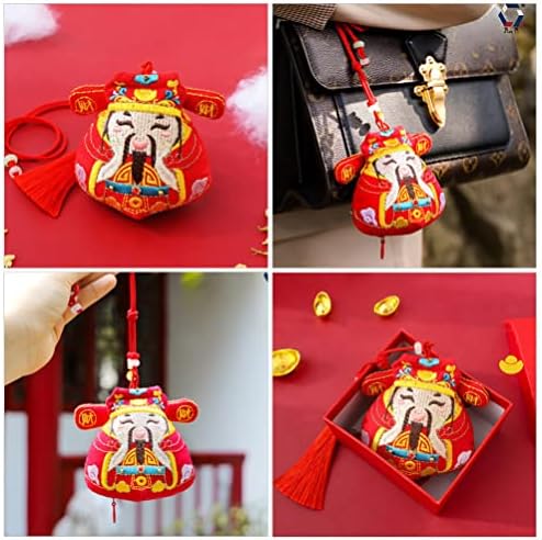 Totority 1pc Chinese Style Feng Shui Sachet Bag Hanging Ornament