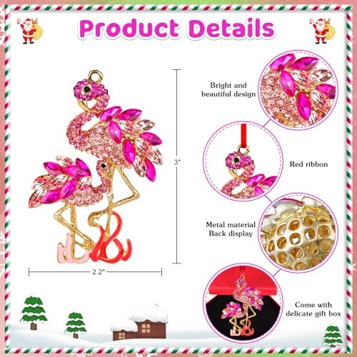 D24TIME Flamingo Christmas Ornament
