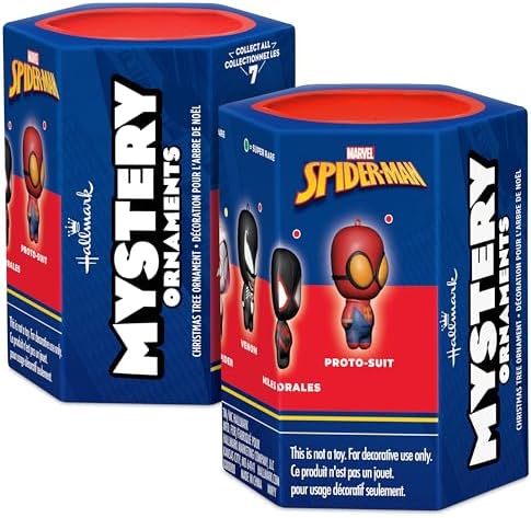 Hallmark Marvel Mystery Christmas Ornaments Set of 2 Shatterproof