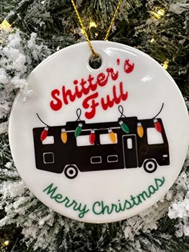 Zilker Home Christmas Ornaments - Cousin Eddie RV Chaos Chevy Chase Movie Gift