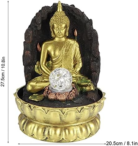 108 Inch Tall Buddha Tabletop Fountain with Light
