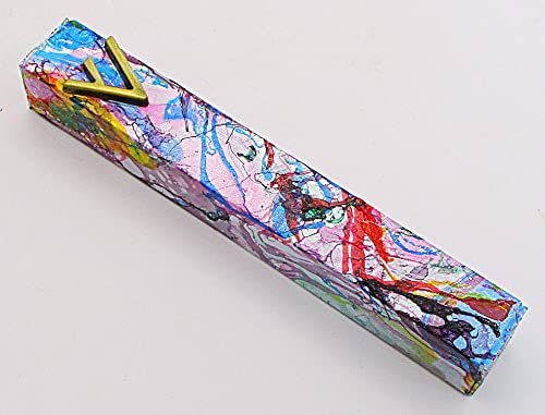 Marbled Mezuzah Case A071 for Home Decor