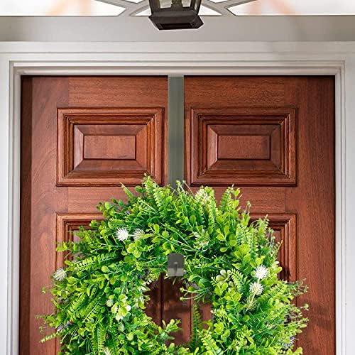 GameXcel 15 Inch Brass Wreath Hanger for Front Door