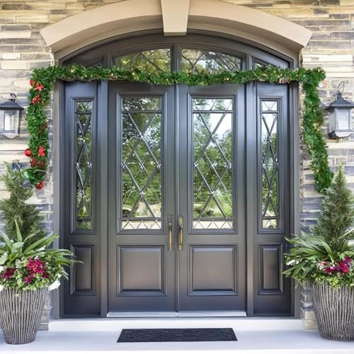 Adjustable Garland Hanger for Front Door No Screws Damage Free