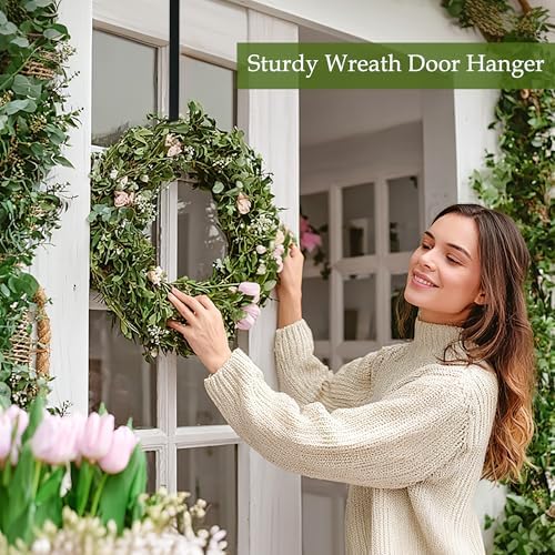 Nirohee Black Wreath Hanger for Front Door