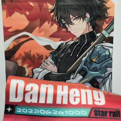 March 7th Arlan Star Rail Hanging Poster Scroll Art Decor