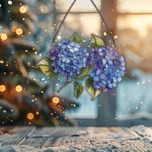 Widoteo Hydrangea Flower Hanging Ornament 1