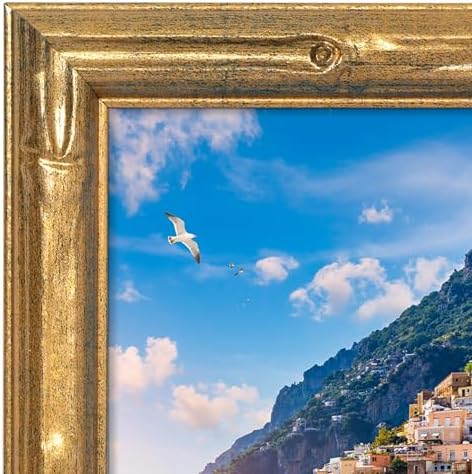 Americanflat 4x6 Bamboo Frame with Gold Finish