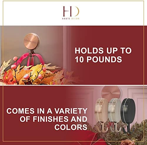 Haute Decor Attract Magnetic Wreath Hanger - Set of 2