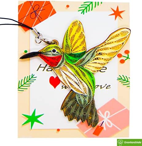 Greenhandshake Hummingbird Handmade Hanging Ornament