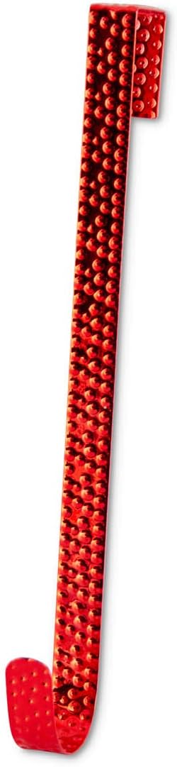KK Interiors 15 Inch Red Metal Wreath Hanger