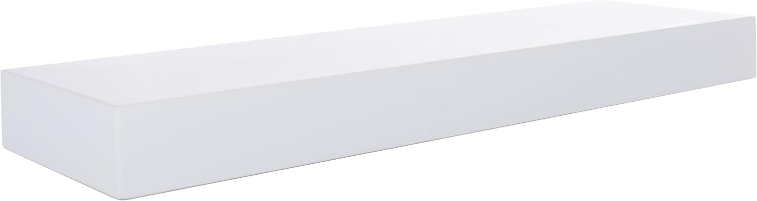 Kiera Grace White Floating Shelf for Home Dcor