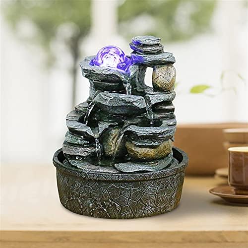 KCYSLY Tabletop Fountain with Calming Water Sound