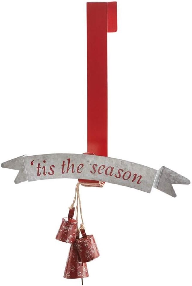 Mud Pie Tin Banner Wreath Hanger