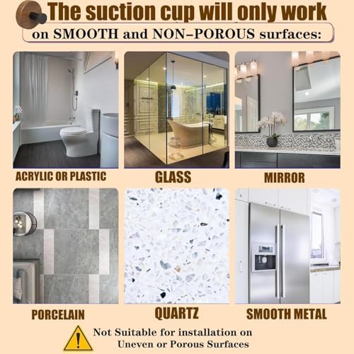 Linwnil Suction Cup Wreath Holder for Windows