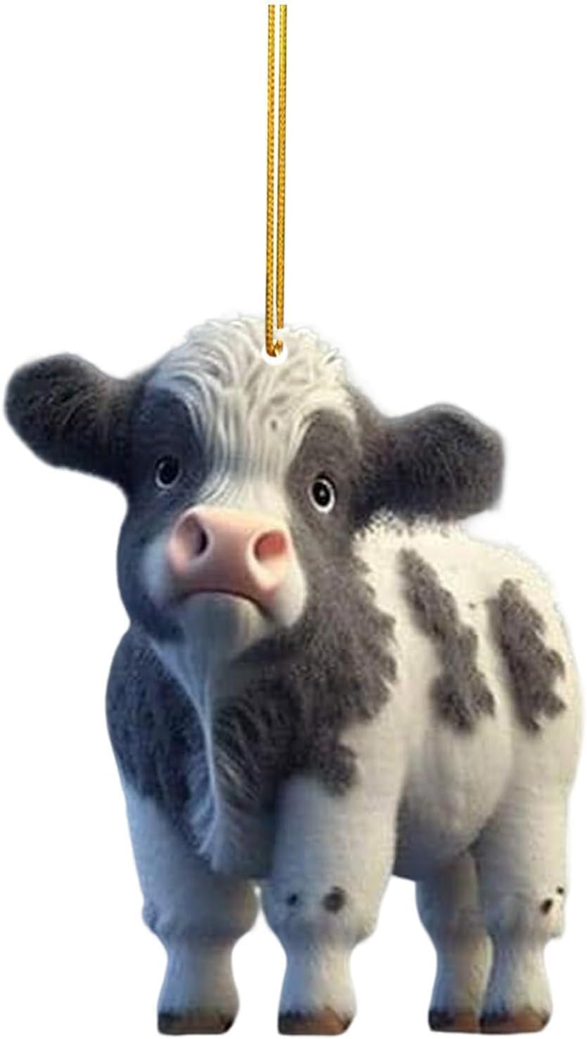 Cute Cartoon Cow Hanging Ornament Decor