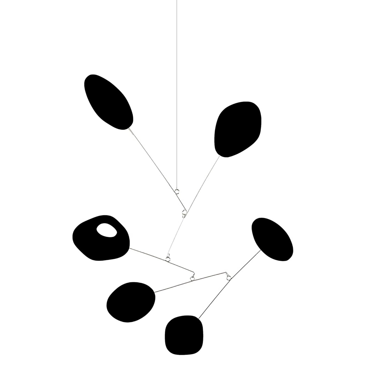 Chic Black Jetset Hanging Art Mobile 14x19 Made in USA