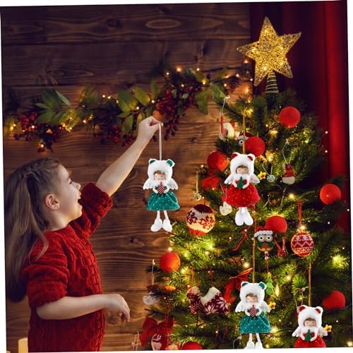 Cute Christmas Angel Ornaments 2Pcs Hanging Decorations