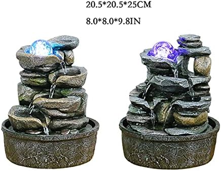 KCYSLY Tabletop Fountain with Calming Water Sound