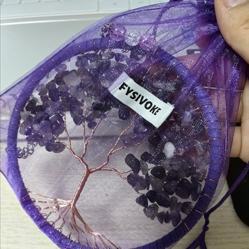 Tree of Life Hanging Ornament with Chakra Stones
