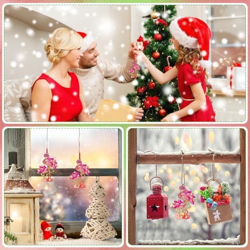 D24TIME Flamingo Christmas Ornament