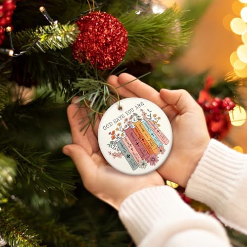 Christian Faith Ceramic Hanging Ornament 2025