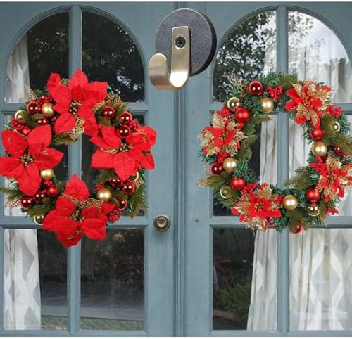 XXhailan 2 Pack Magnetic Hooks Wreath Hanger Door Decor