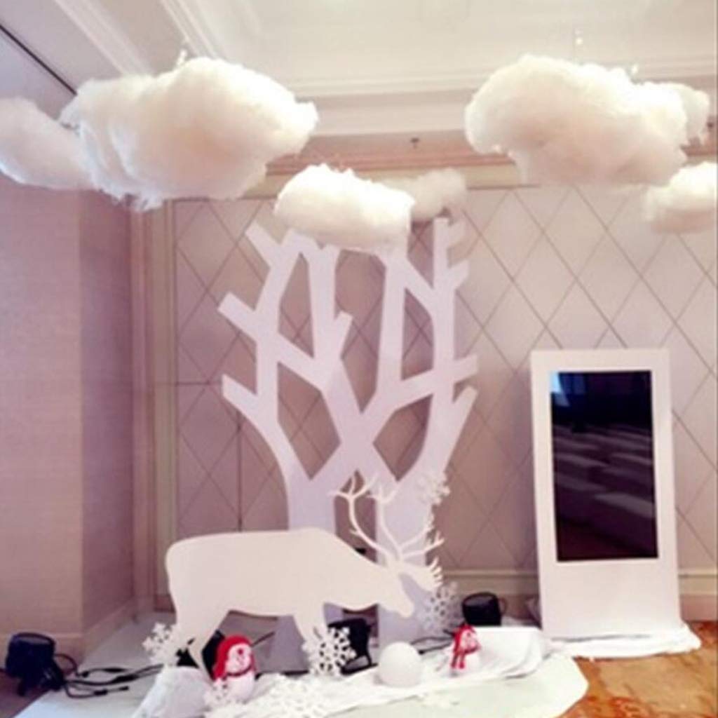 Artificial Cloud Prop Imitation Cotton 3D Hanging Decor 80x50x50cm
