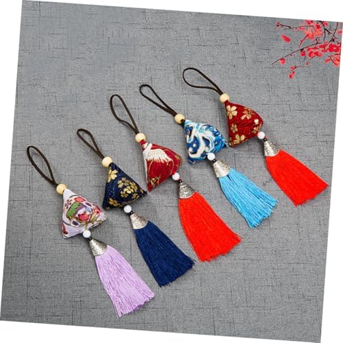 5pcs Handmade Scented Omamori Pendants for Blessing Loved Ones