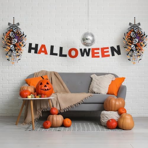 22 Halloween Wreath with Candy Berries 2 PCS