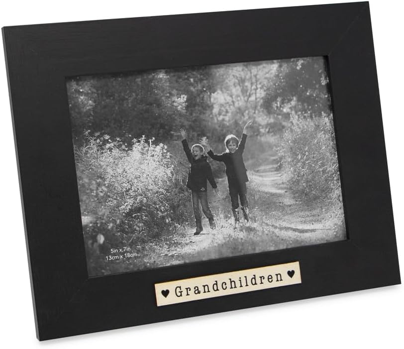 Isaac Jacobs 5x7 Wood Sentiments Grandchildren Frame