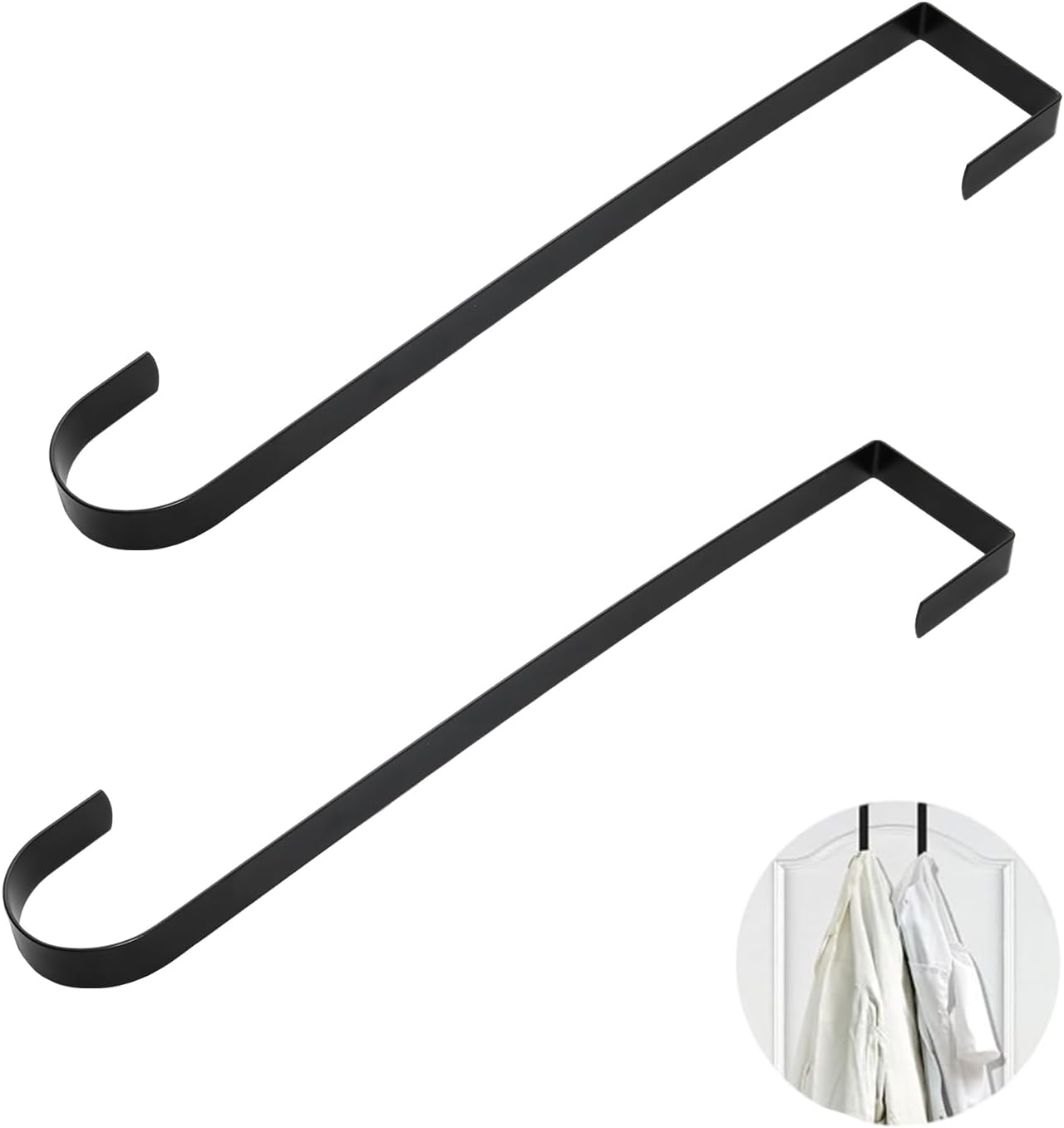 2 Pack Wreath Hanger Hooks Metal Hooks for Door