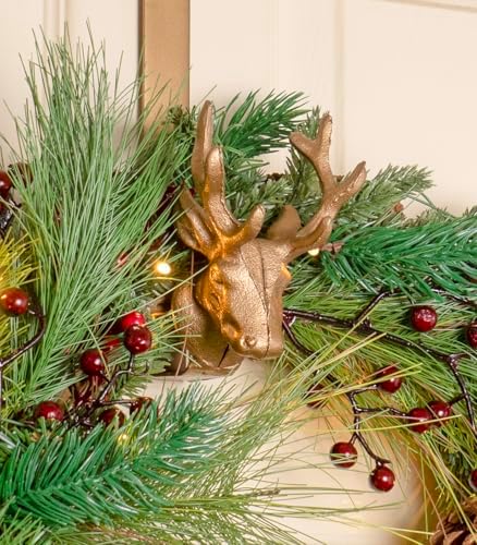 Red Co 14 Inch Bronze Reindeer Wreath Hanger