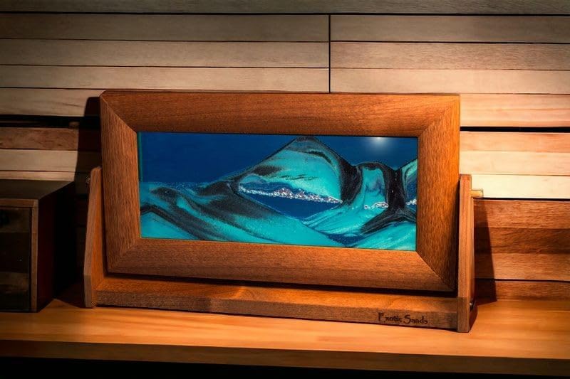 Exotic Sands Wall Art Picture Frame - Ocean Blue Liquid
