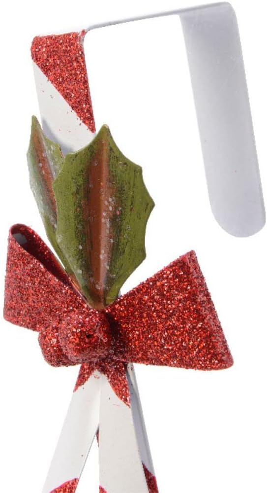 KSD Red and White Christmas Wreath Hanger