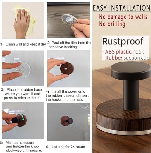 Linwnil Suction Cup Wreath Holder for Windows