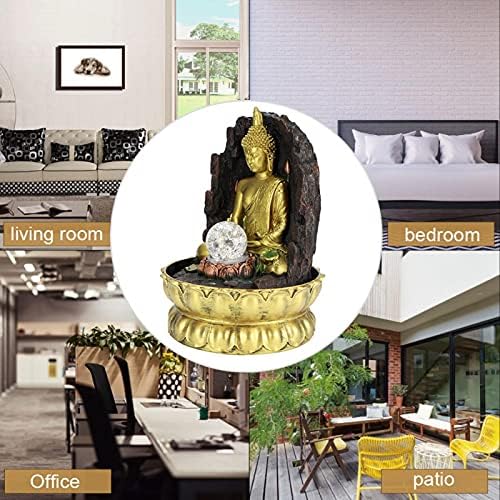 108 Inch Tall Buddha Tabletop Fountain with Light