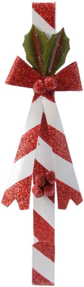 KSD Red and White Christmas Wreath Hanger