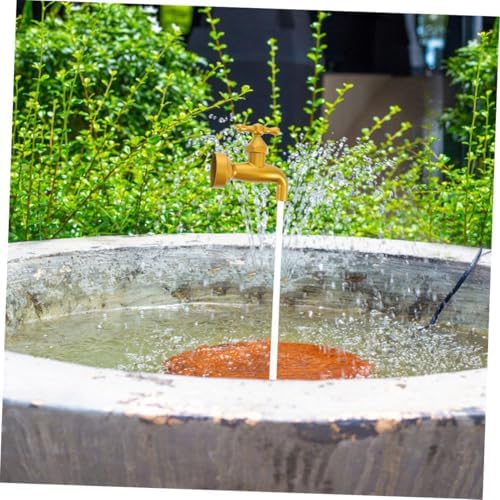 Water Flowing Faucet Fountain Tabletop Ornament for Garden and Home